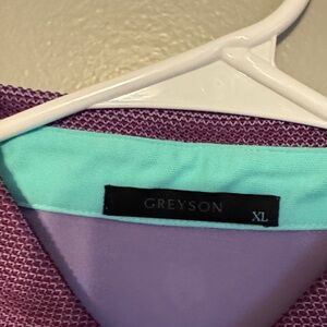 Greyson Lavender and Turquoise Top